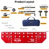 RUITOOL Shelf Pin Jig 11 Holes, Self-contained Clamping Function All