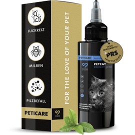 Peticare Anti-parasite agent for cats, against mites, fleas, fungi, effectively relieves itching and supports regeneration process, unique PRS system for long effect, petCat Protect 3010