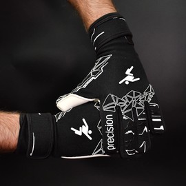​​Precision Fusion X Pro Lite Giga Professional Football Adult's Goalkeeper Gloves, Black, 9.5