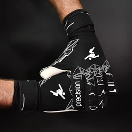 ​​Precision Fusion X Pro Lite Giga Professional Football Adult's Goalkeeper Gloves, Black, 9.5