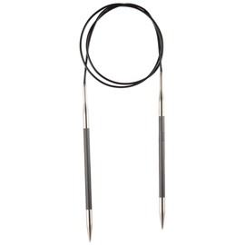 Karbonz-Rundstricknadel, Stärke 2,5mm; (Länge 80cm) - Neuheit!!! Hi-Tech aus Karbonfasern!!!