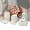 Oirlv Ring Box Elegant Ring Organiser Box for Birthday Engagement