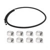 X AUTOHAUX 3/16" Fuel Line Kit 4.49ft Vacuum Hose Automotive