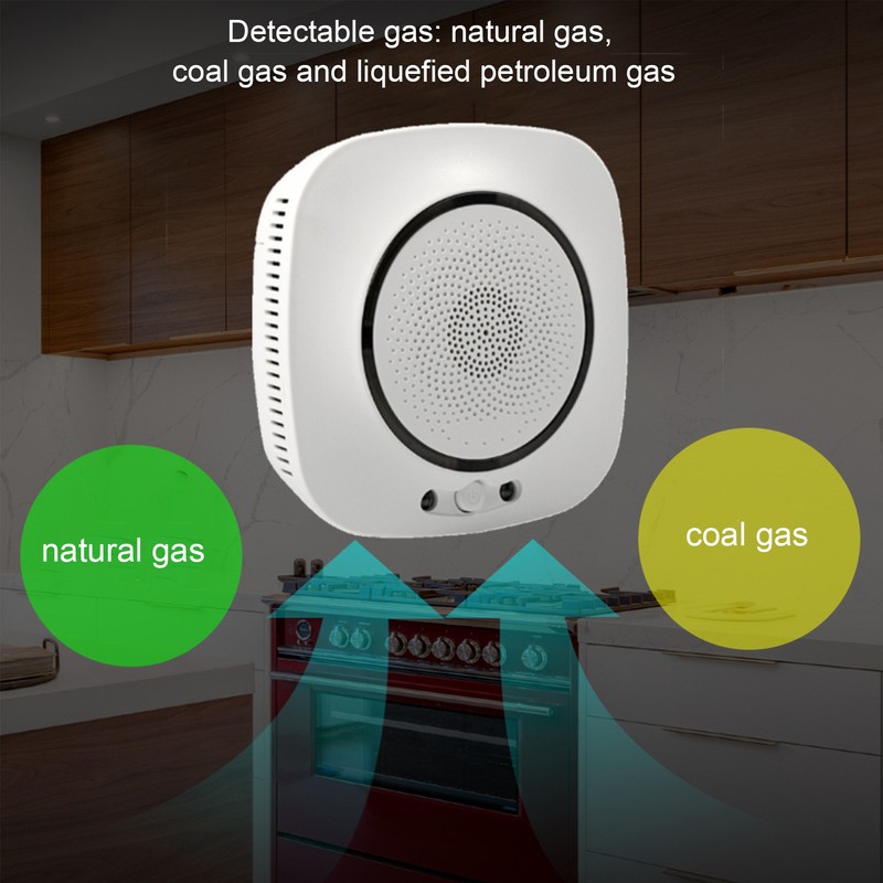 Gas Leak Alarm 85Db Wifi Leakage Tester Sniffer for TUYA