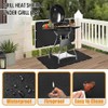 Snblzhef Fireproof Heat Shield for Wall Behind Grill Protect Deck
