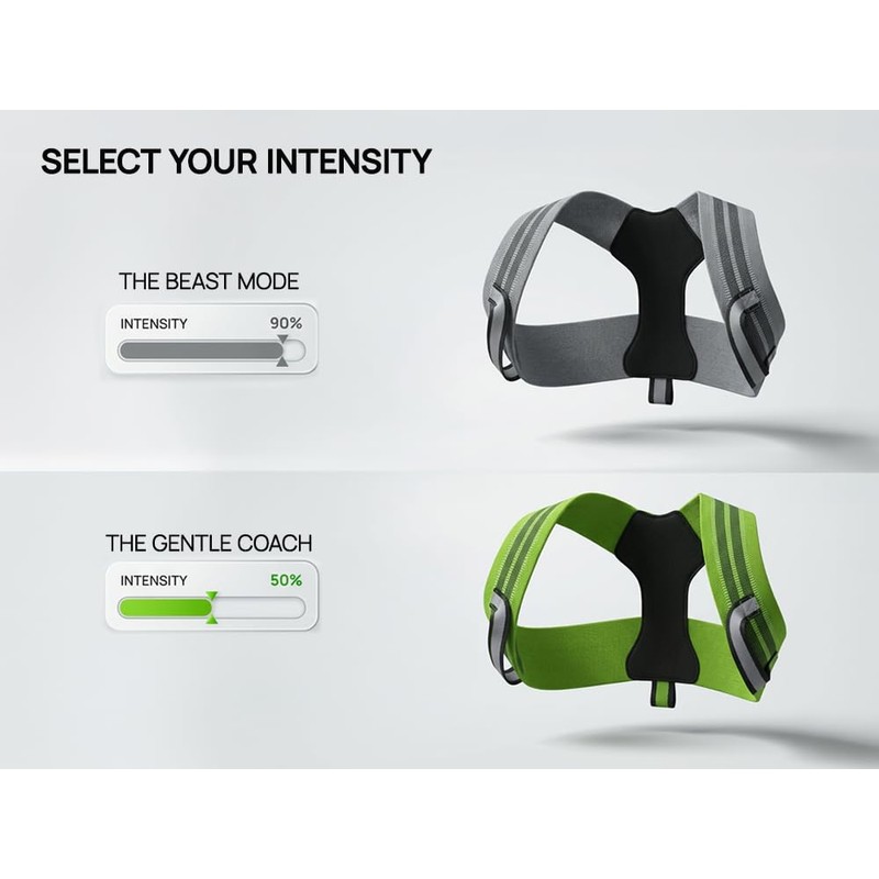 Playire Pro-Gym Posture Brace for Men, 8 cm Straps Help
