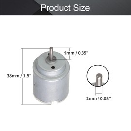 Fielect 5Pcs DC Motor 3V 14000RPM Electric Motor Micro Motor Round Shaft for DIY Airplane RC Boat Toys Model DIY Hobby