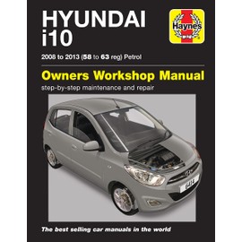 Hyundai i10 (08-13) 58 to 63 Petrol Haynes Repair Manual (Paperback)