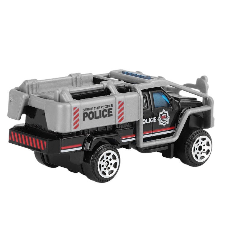 6pcs 1:64 Engineering Car Model Alloy Simulation Vehicle Car Model