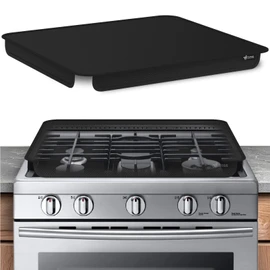 FLASLD Soft Gas Stove Burner Cover Fabric Mat, 29.5×21 Inches Foldable Easy Clean Gas Stove Protector, Anti Dust Stove Covers, Washable Stove Guard Top Protector