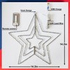4th of July Patriotic Red White and Blue Decorations Lights,