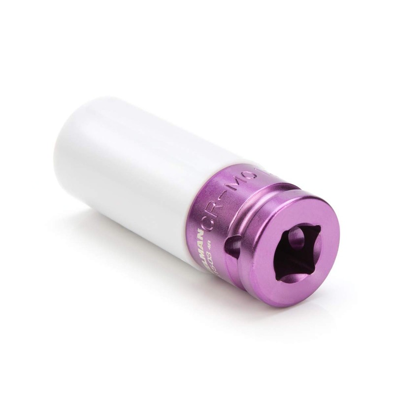 Steelman 13/16-inch Sleeved Socket, Wheel and Lug Nut Protector Polyethylene