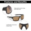 Flying Fisherman 7712BA Sand Bank Polarized Sunglasses, Matte Black Frame,