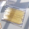 100PCS Disposable Crystal Lip Brushes - Premium Gold Lip Gloss