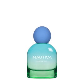 Nautica for Her Jasmine Coast Eau De Parfum 1.6 Fl Oz (Pack of 1), Notes of Pear, Jasmine, and Musk, Women's Fragrance, Long Lasting, Mood-Boosting Fragrance, Vegan Formula, Travel Size