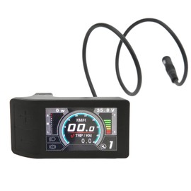 DAUERHAFT 500c Electric Bike Display, Easy , Dustproof ABS Bike Display, IP64 Waterproof for Replacement for Bafang BBS01, BBS02, BBSHD