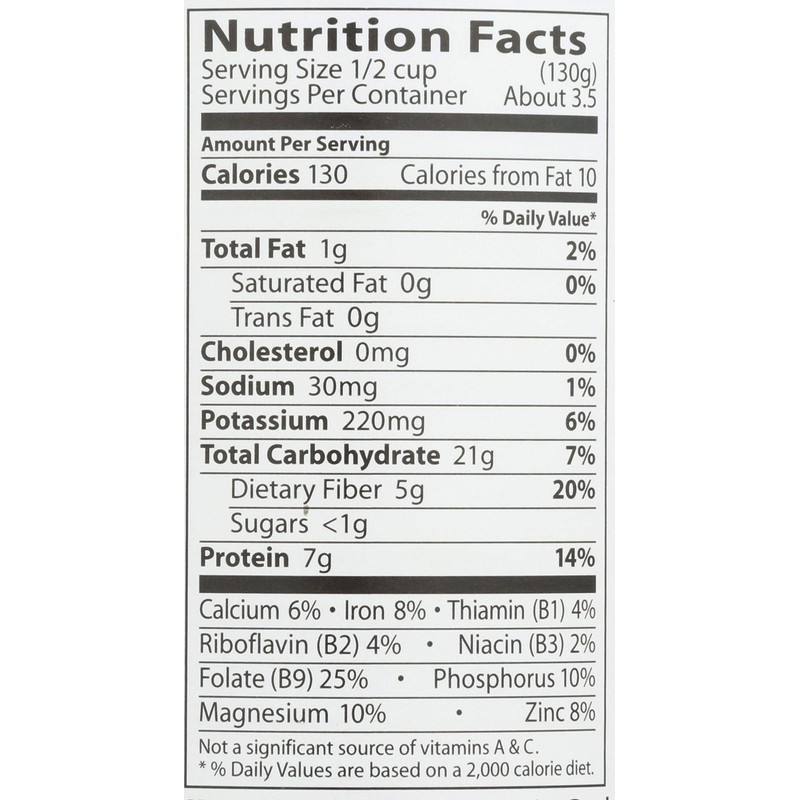 Eden Organic Garbanzo Beans, 15 oz Can, No Salt, Non-GMO,