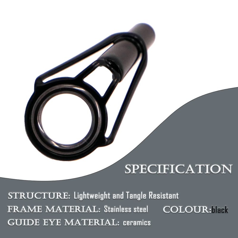9KM DWLIFE Fishing Rod Tip Eyes Repair Kit Stainless Steel