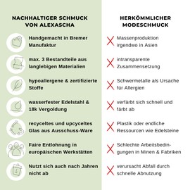 Gold Ohrclips aus Edelstahl 18k vergoldet • Clip Creolen ohne Ohrlöcher • Ohrringe Clips hängend • nickelfrei & wasserfest • MIX & MATCH • Ø 18 mm