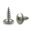 BCP Fasteners 50 Qty #8 x 1/2" 304 Stainless Steel