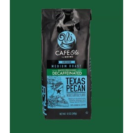 Cafe Ole Texas Pecan Decaf Cafe Ole ground medium roast coffee 12oz bag