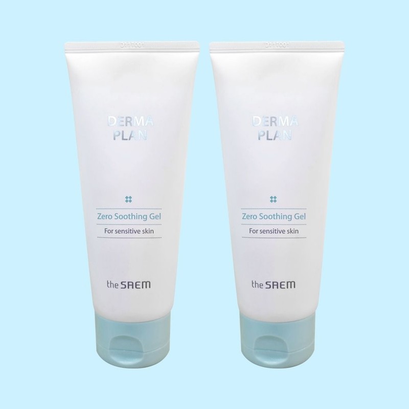 The Saem Derma Plan Zero Soothing Gel 200ml (2 packs)