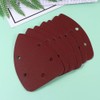 DOITOOL Sanding Pad for Wood 20pcs Triangle Sandpaper Sheets Angle