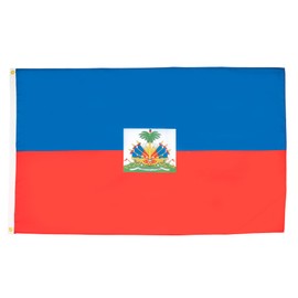 AZ FLAG - Haiti Flag - 2x3 Ft - 100D Polyester Haitian Banner with Two Metal Grommets - Fade Resistant - Vivid Colors - 2' x 3' Feet - 90x60 Cm