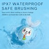 SNOWROSE Kids U-Shaped Electric Toothbrush, IPX7 Waterproof Design with 4