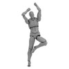 Figure Model PVC Action Figure Drawing Model Movable Joint Pedestal