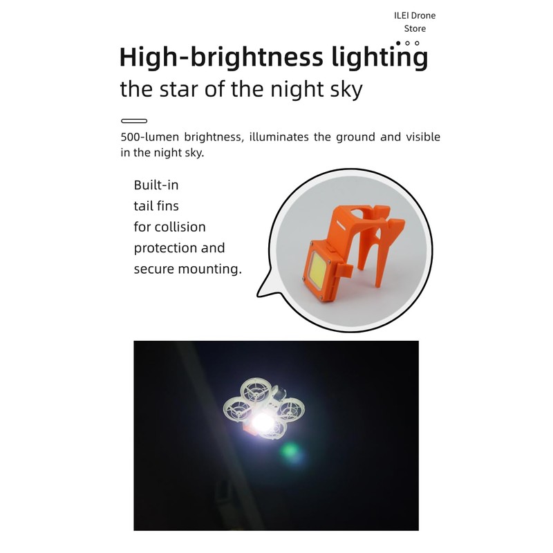 Multifunctional Night Flight Light for DJI Neo (Grey)