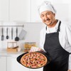 Non-Stick Pizza Pan with Silicone Handle 1 Pack, 13 Inch