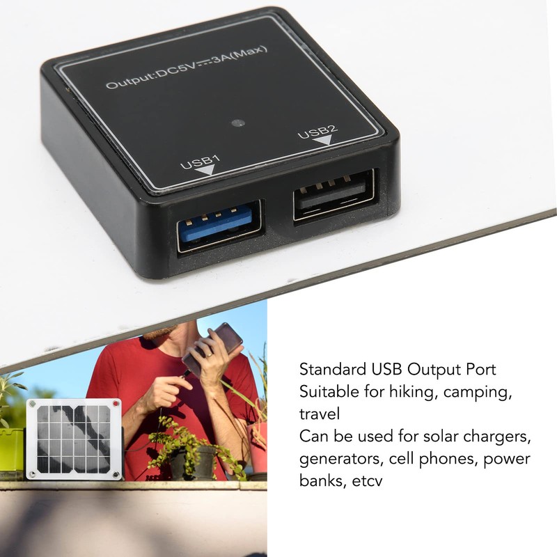 Portable Solar Panel with 20W USB Output for Mobile Phones,