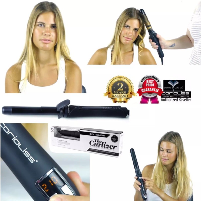 Corioliss Curlizer rotating curling iron Curling Wand Styling Iron Curler