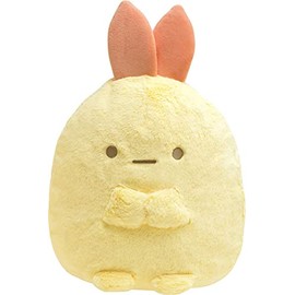 Sumikko Gurashi MF06701 Mini and Play Kiramofu Plush Toy, Shrimp Tail