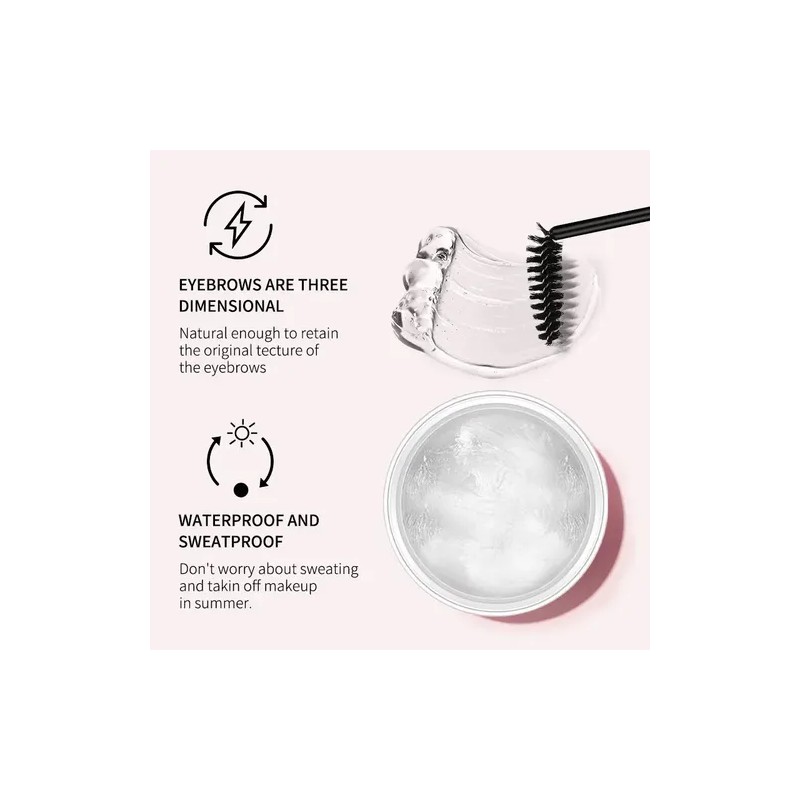 Gel Para Cejas De Fijación Natural (transparente, Incoloro)
