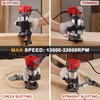TEENO Wood Router, 6.5 Amp 1.25 HP Compact Router Tools