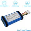 LAQUEENA GSP-1S2P-F6D 4800mAh Battery Compatible with JBL Flip 6 Waterproof