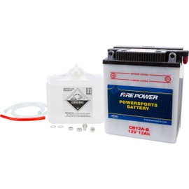 Fire Power Conventional Battery With Acid Pack - HON GB500 1990; HON GB500K
