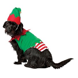 Rasta Imposta Elf Dog Costume, Medium