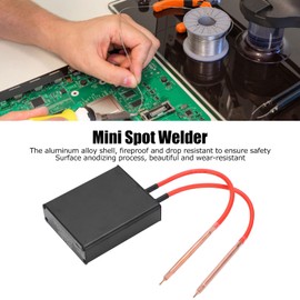 Mini Spot Welder Portable DIY Welding Machine Kit Lithium Battery Adjustable Spot Welder with Quick-Release Pens Household Tools for Craftsman and Beginner