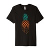 Pineapple Geometric Triangles Premium T-Shirt