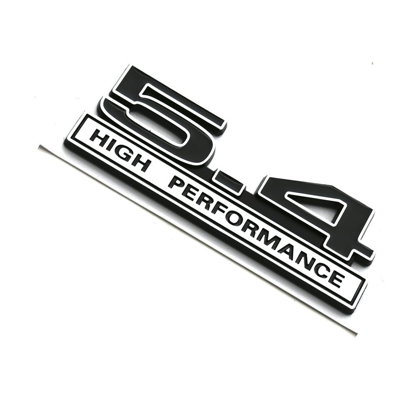 2pcs 5.4L Liter High Performance Badge V6 Engine Emblems Badge