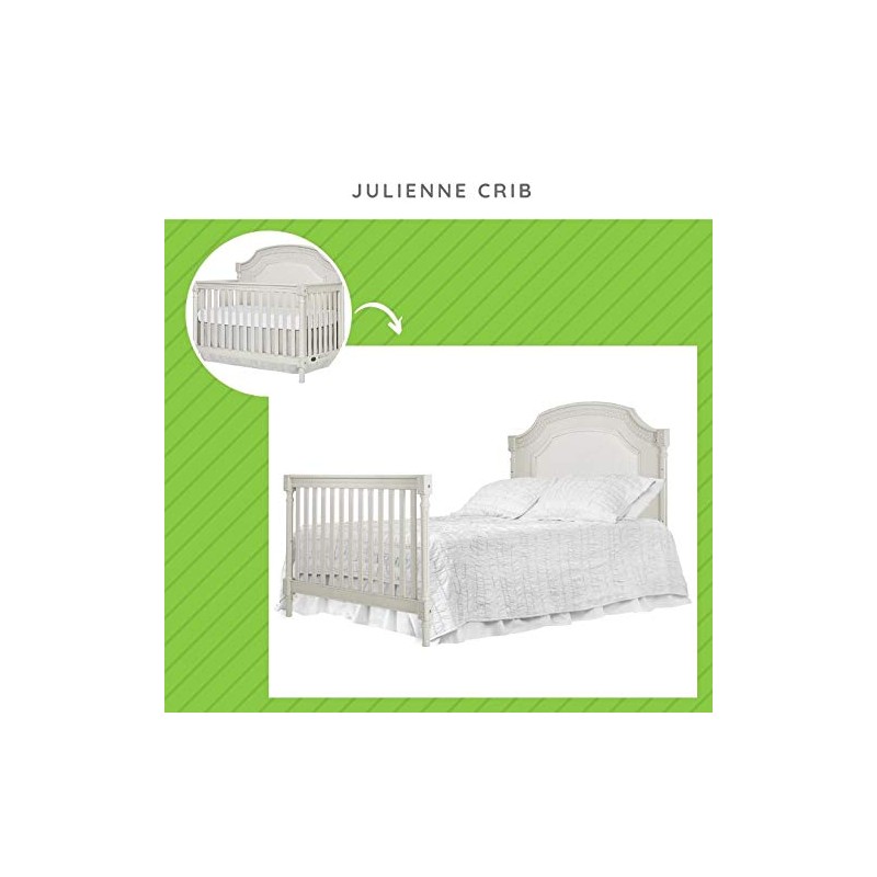 CC KITS Full-Size Conversion Kit Bed Rails for Evolur Cribs