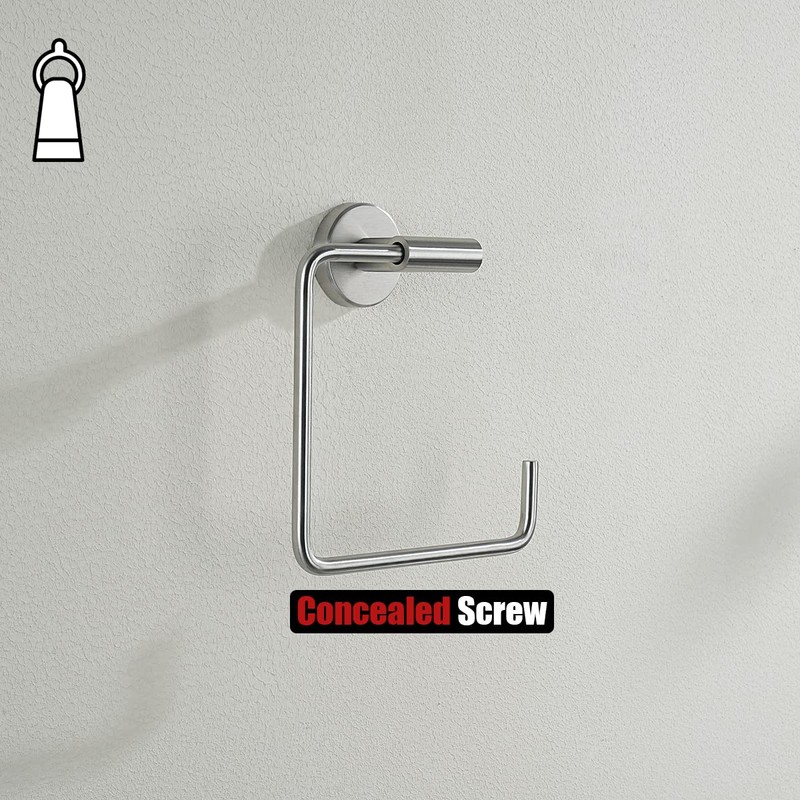 JQK Towel Ring, Stainless Steel Square Ring Towel Holder for