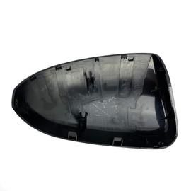 Spieg Driver Side Mirror Cover Cap Housing Replacement for Hyundai Tucson 2016-2020 Without Signal Paintable Glossy Black (LH)