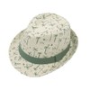 maximo Kids Boy-Trilby Palm Tree Lining, Wool White/Tea