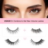 Glowing Win Half Eyelashes, Cateye Natural Look Artificial Eyelashes, 10