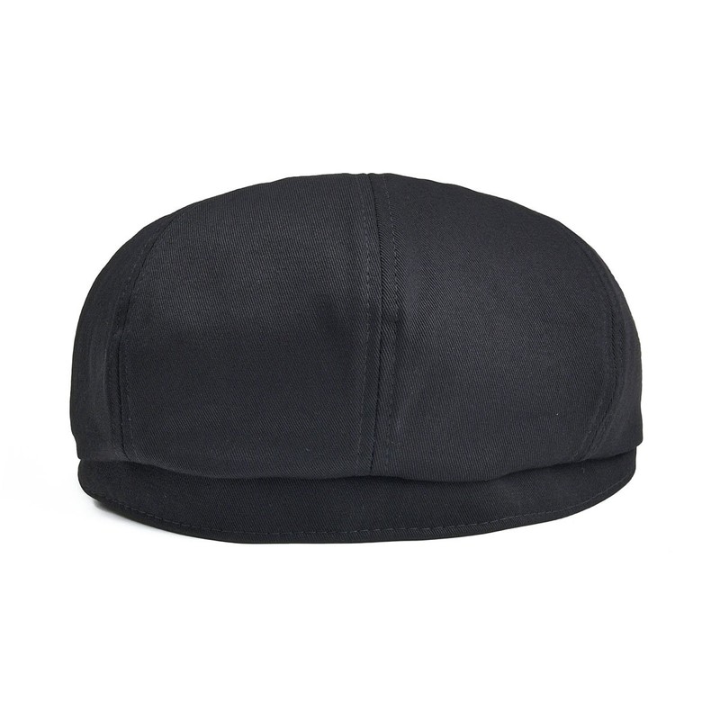 BOTVELA Men's 8 Piece Newsboy Flat Cap 100% Cotton Gatsby