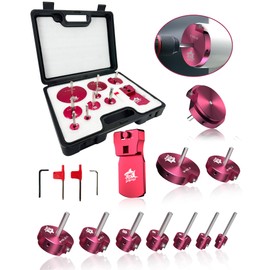 RESHARK 10 Pcs PVC Pipe Reamer Kit with 9 in 1 PVC Pipe Deburring Tool, Adjustable Chamfers, Plumbing Tools Compatible with 1/2 inch-4 inch for SCH40